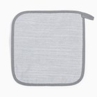 Кухонный набор Этель "Yellow poppies": варежка 20х27 см, прихватка 19х19 см, 100% хлопок, 250 г/м2 9525929