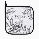 Кухонный набор «Доляна» Plant leaves: варежка 20×27 см, прихватка 19×19 см, 100% хлопок, 250 г/м² - Фото 4