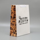 Пакет подарочный ламинированный двухсторонний, упаковка, «Что-то очень крутое», L 40 х 31 х 11,5 см - Фото 2