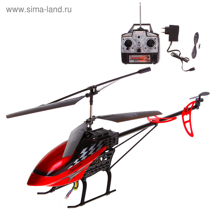 Вертолёт радиоуправляемый «Воздушный путешественник», с аккумулятором, цвета МИКС - Фото 1