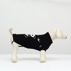 Свитер «Мишка», размер S, ДС 23, ОШ 23, ОГ 26-45 см, чёрный - Фото 2