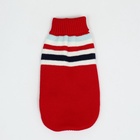 Свитер «Полоски», L (ДС 29, ОШ 29, ОГ 29-49 см), красный - Фото 7