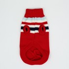 Свитер «Полоски», XL (ДС 34, ОШ 34, ОГ 32-51 см), красный - Фото 6