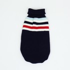 Свитер "Полоски", 2XL (ДС 41, ОШ 41, ОГ 36-60 см), синий - Фото 7