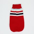 Свитер «Полоски», 3XL (ДС 46, ОШ 46, ОГ 38-64 см), красный - Фото 7