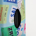 Чехол на чемодан M, цвет голубой/разноцветный - Фото 4