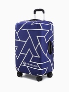 Чехол TEXTURA на чемодан на колёсах, 28" (L), с принтом, синий - Фото 2