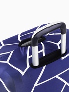 Чехол TEXTURA на чемодан на колёсах, 28" (L), с принтом, синий - Фото 4