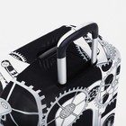 Чехол на чемодан 20", цвет чёрный/серый - Фото 3
