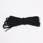 Шнурки для обуви, кевларовые, пара, круглые, d = 4 мм, 230 см, цвет чёрный - Фото 5