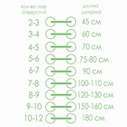 Шнурки для обуви, кевларовые, пара, круглые, d=4 мм, 230 см, чёрные 9454885 - фото 16508785