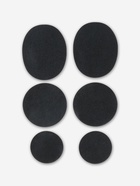 Заплатки для обуви, 6 шт., с клеевым слоем, кожзам, чёрные - Фото 3