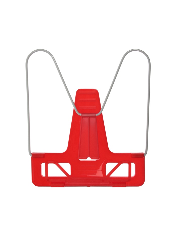 Подставка для книг «Отличный выбор», с пластиковым упором, эконом, красная - Фото 1