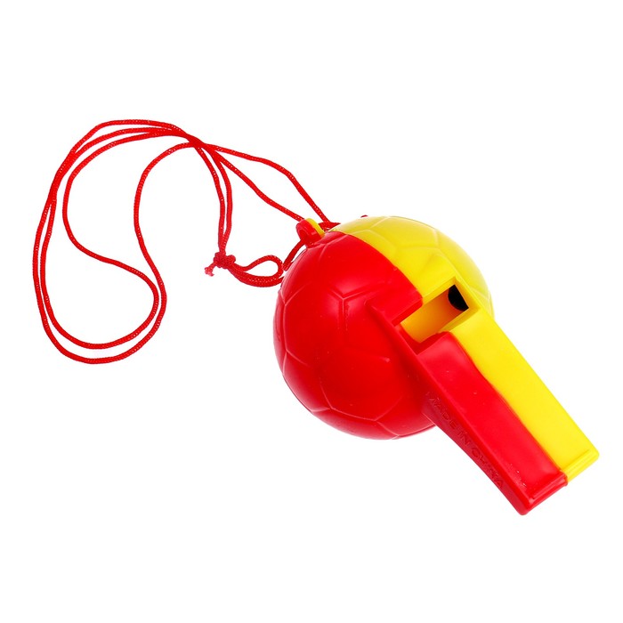 Свисток «Футбольный мячик», цвета МИКС - фото 1907688065