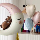 Воздушный шар фольгированный 18" «Сердце», матовый, цвет кремовый - Фото 5