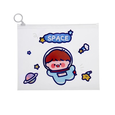 Папка на молнии А5 "Космонавты", МИКС