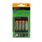 Зарядное устройство Kodak USB Overnight charger для AA/AAA + 4 аккумулятора AA 2700 мАч - фото 3836577