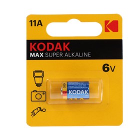 Батарейка алкалиновая Kodak Max Super, 11A (LR11, A11, MN11) -1BL, 6В, блистер, 1 шт.