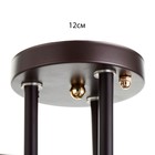 Люстра Ласни 3хE27 40Вт венге 45х45х28 см BayerLux - фото 35312611