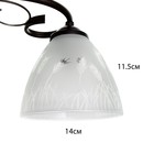 Люстра Ласни 3хE27 40Вт венге 45х45х28 см BayerLux - фото 35312612