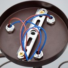 Люстра Ласни 3хE27 40Вт венге 45х45х28 см BayerLux - фото 35312614