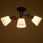 Люстра Ассами 3хE27 40Вт черный 45х20х25 см BayerLux - фото 22142857