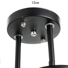 Люстра Ассами 3хE27 40Вт черный 45х20х25 см BayerLux - фото 22142859