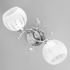 Люстра Элани 2хE27 40Вт хром 30х22х16 см BayerLux - фото 24246502