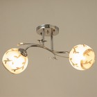 Люстра Адриан 2хE27 40Вт хром 30х22х16 см BayerLux - фото 22142894