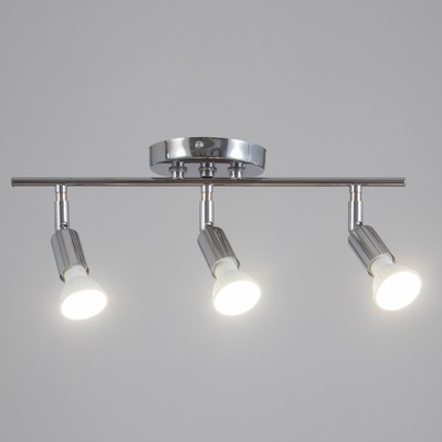 Спот "Дарни" 3xGU10 35Вт хром 36х12х12 см