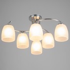 Люстра "Августа" 6xЕ27 40Вт хром 58х58х25 см BayerLux 9113071