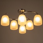 Люстра "Августа" 6xЕ27 40Вт хром 58х58х25 см BayerLux 9113071