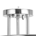 Люстра "Августа" 6xЕ27 40Вт хром 58х58х25 см BayerLux 9113071