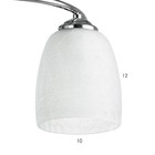 Люстра "Августа" 6xЕ27 40Вт хром 58х58х25 см BayerLux 9113071