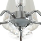 Люстра потолочная BayerLux «Авиталь», 5xЕ14, 40 Вт, хром, 58×58×80 см - Фото 8