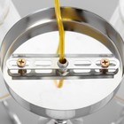 Люстра потолочная BayerLux «Авиталь», 5xЕ14, 40 Вт, хром, 58×58×80 см - Фото 9