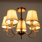 Люстра «Авиталь» 5xЕ14 40 Вт бронза 58×58×80 см BayerLux - Фото 3