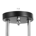 Люстра "Брианна" 3xЕ27 40Вт хром 55х26х25 см BayerLux - фото 22143056