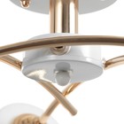 Люстра "Джина" 3xЕ27 40Вт бело-золотой 62х62х25 см BayerLux - фото 24441494