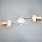 Люстра "Джина" 2xЕ27 40Вт бело-золотой 65х25х25 см BayerLux 9113082