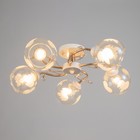 Люстра "Джемма" 5xЕ27 40Вт бело-золотой 60х60х25 см BayerLux - фото 22143105