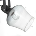 Люстра "Илария" 2xЕ27 40Вт черный 30х18х20 см BayerLux - фото 22143121