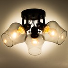 Люстра «Илария» 3xЕ27 40 Вт черный 30×30×20 см BayerLux - фото 22143125