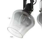 Люстра «Илария» 5xЕ27 40 Вт черный 35×35×20 см BayerLux - фото 22143138