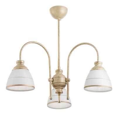 Люстра «Дэфия» 3хЕ27 40 Вт золото 57×57×40 см BayerLux