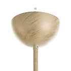 Светильник потолочный BayerLux «Дэфия», люстра 5×Е27, 40 Вт, золото, 57×57×40 см - фото 22143199