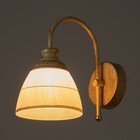 Бра "Дэфия" Е27 40Вт золото 23,5х13х23 см - фото 22143202