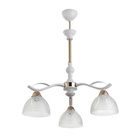 Светильник потолочный BayerLux «Беалин», люстра 3×Е27, 40 Вт, белый, 54×54×56 см - фото 5034815