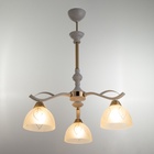 Светильник потолочный BayerLux «Беалин», люстра 3×Е27, 40 Вт, белый, 54×54×56 см - фото 5034816