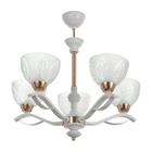 Светильник потолочный BayerLux «Беалин», 5хЕ27, 40 Вт, белый, 54×54×56 см - фото 3837060